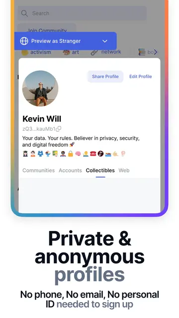 Screenshot 2 of Status - Chat, Wallet, Browser