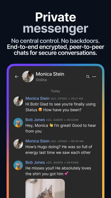 Screenshot 3 of Status - Chat, Wallet, Browser