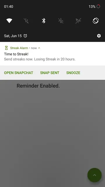 Screenshot 3 von Streak Alarm for Snapchat (Streak Reminder)