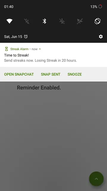 Screenshot 4 von Streak Alarm for Snapchat (Streak Reminder)