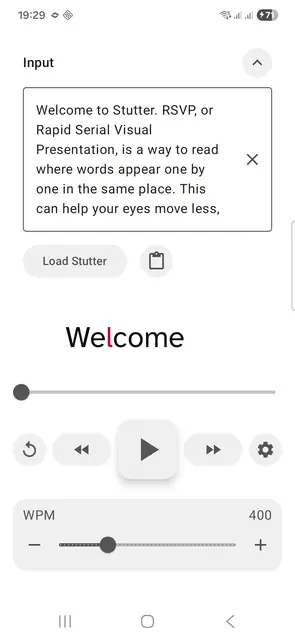 Screenshot 1 of Stutter