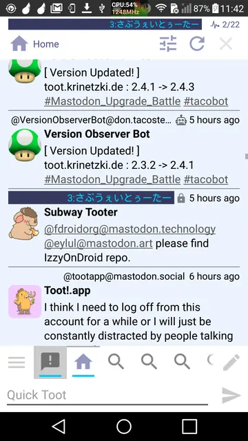 Screenshot 1 of Subway Tooter