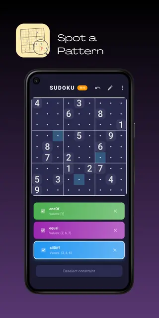 Screenshot 3 von Sudaku - Pattern-driven sudoku