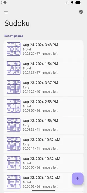 Screenshot 1 of Sudoku You