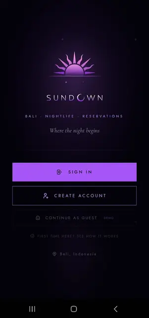 Screenshot 1 von SunDown