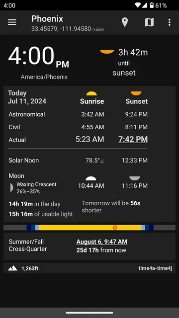 Screenshot 1 of Suntimes