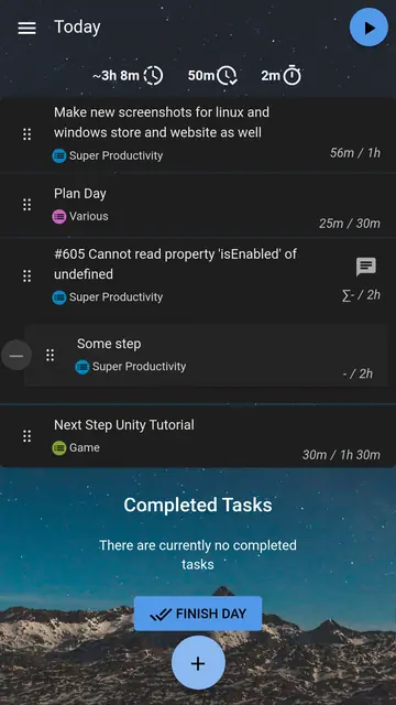 Screenshot 1 of Super Productivity