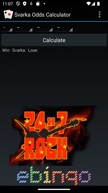 Screenshot 1 of Svarka Odds Calculator