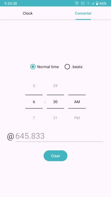 Screenshot 2 of Swatch .beat clock
