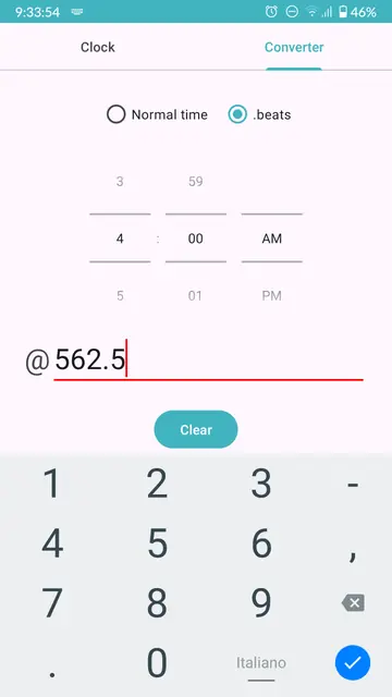 Screenshot 3 of Swatch .beat clock
