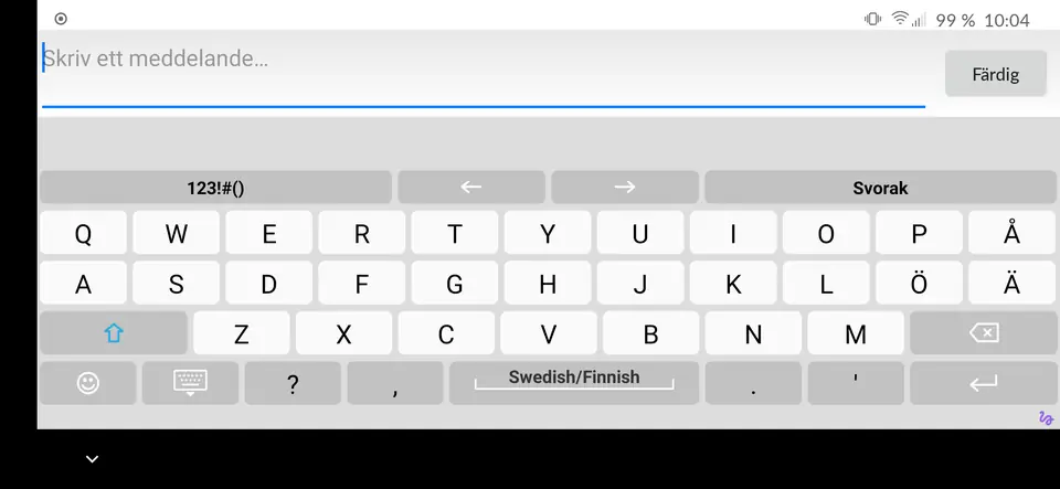 Screenshot 3 von Swedish for AnySoftKeyboard