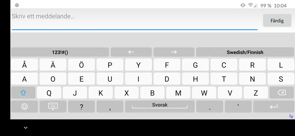 Screenshot 4 von Swedish for AnySoftKeyboard