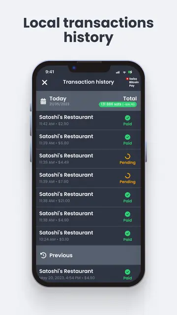 Screenshot 4 of Swiss Bitcoin Pay