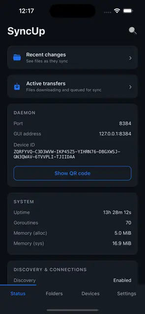 Screenshot 1 of SyncUp