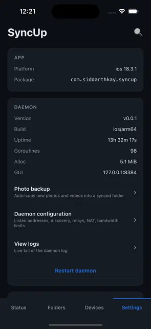 Screenshot 4 of SyncUp
