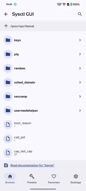 Screenshot 4 von Sysctl GUI