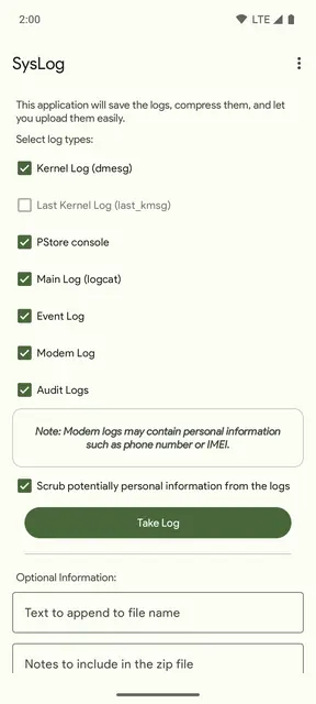 Screenshot 1 von SysLog