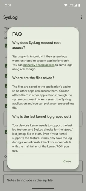 Screenshot 3 von SysLog