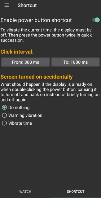 Screenshot 2 of Tactile Clock