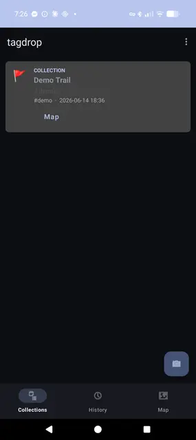 Screenshot 1 von tagdrop
