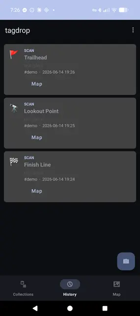 Screenshot 2 von tagdrop
