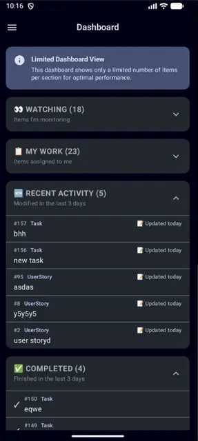 Screenshot 1 of Taiga Mobile Nova