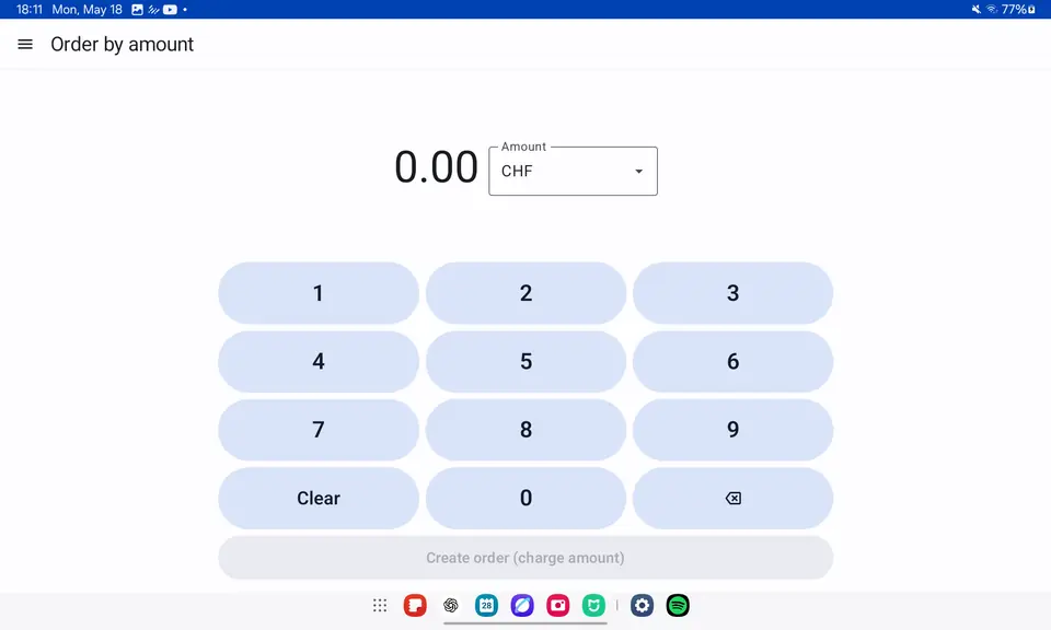 Screenshot 4 of Taler Point-of-Sale Terminal