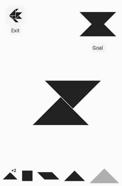 Screenshot 1 of Tangram