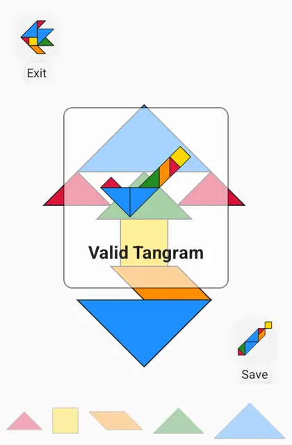Screenshot 2 of Tangram