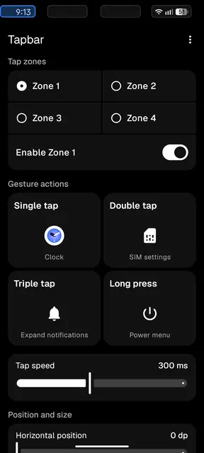 Screenshot 1 of Tapbar