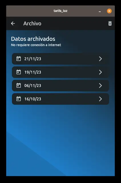 Screenshot 2 von Tarifa luz