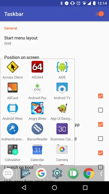 Screenshot 1 of Taskbar