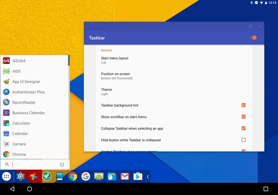 Screenshot 3 of Taskbar