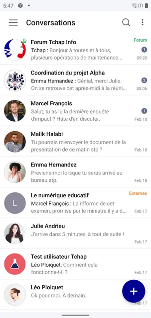 Screenshot 2 von Tchap Classique