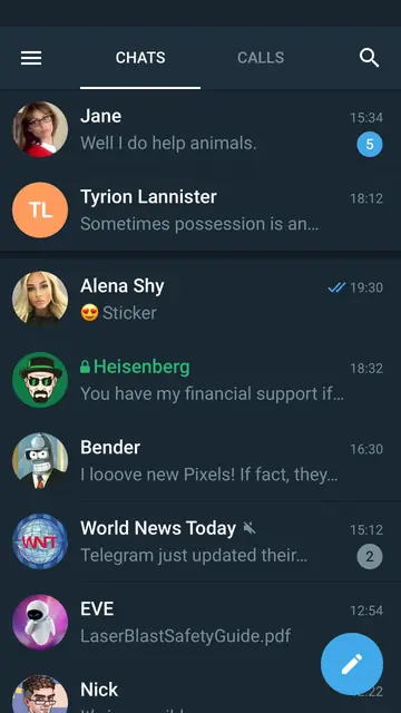 Screenshot 1 of Telegram X FOSS