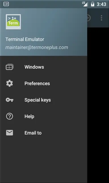 Screenshot 1 von Terminal Emulator