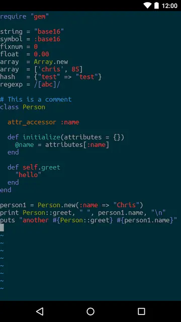Screenshot 1 of Termux:Styling