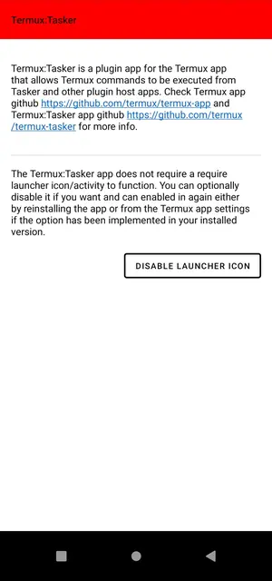 Screenshot 1 von Termux:Tasker