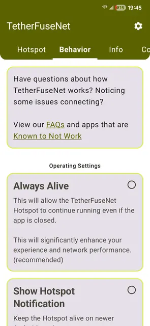 Screenshot 3 von TetherFuseNet