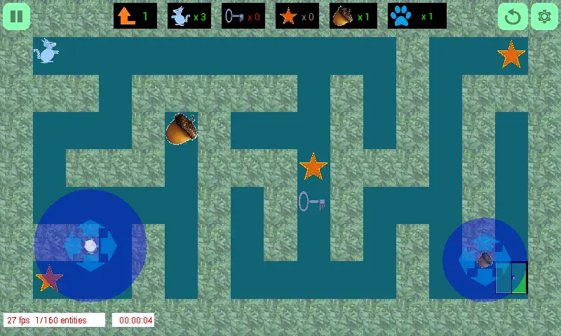 Screenshot 2 of The Squirrel's Maze 2D