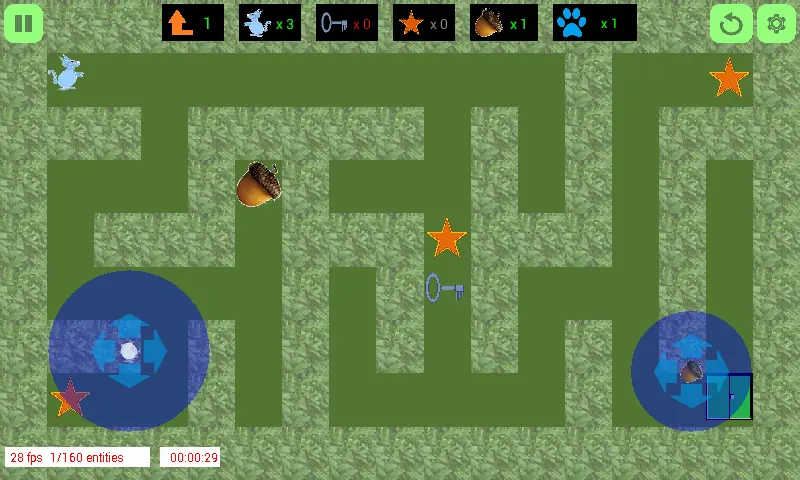 Screenshot 4 of The Squirrel's Maze 2D