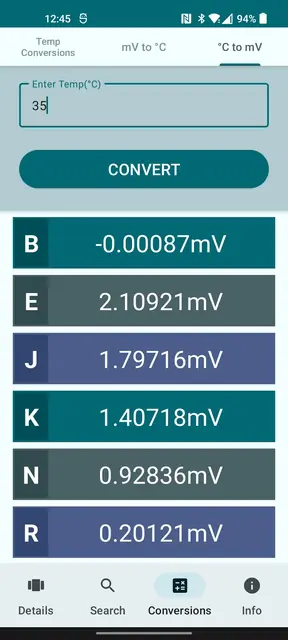 Screenshot 1 von Thermocouples