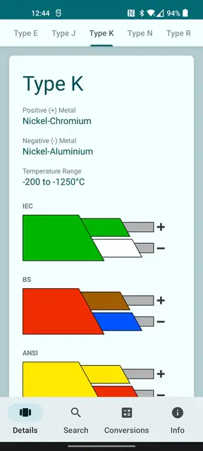 Screenshot 2 von Thermocouples