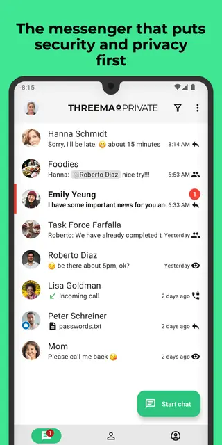 Screenshot 1 of Threema Libre