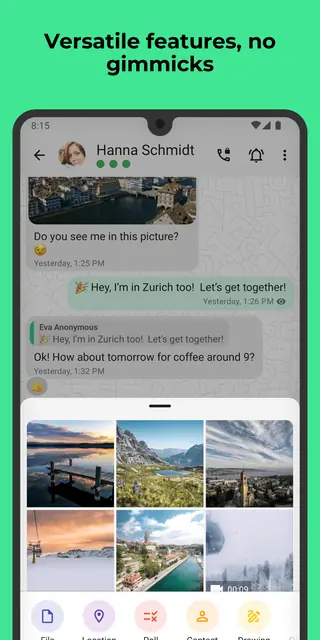Screenshot 2 of Threema Libre