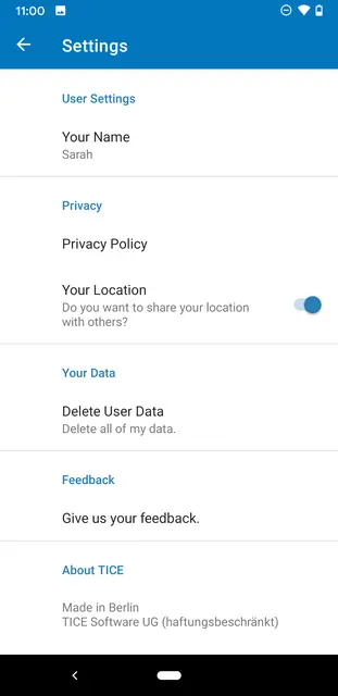Screenshot 4 von TICE – Secure GPS Location Sharing with Friends