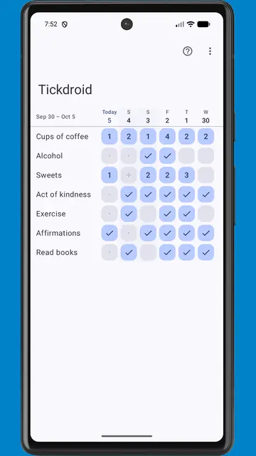 Screenshot 2 of Tickdroid