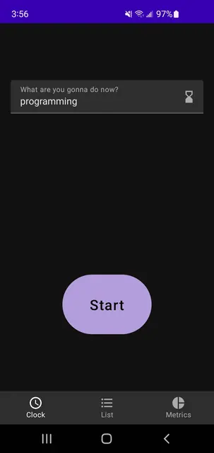 Screenshot 1 von Time Clock