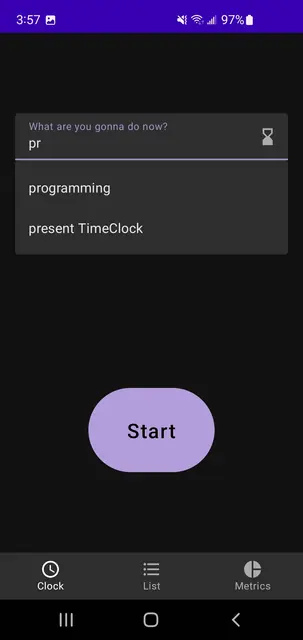 Screenshot 2 von Time Clock