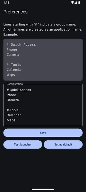 Screenshot 2 of tmtLauncher